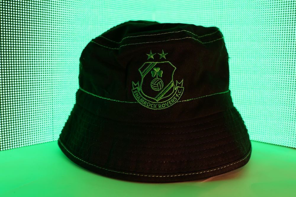 Black and green bucket hat hotsell