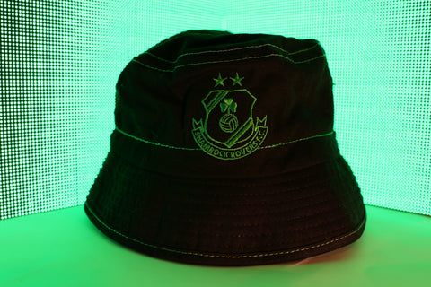 Black & Lime Green Bucket Hat